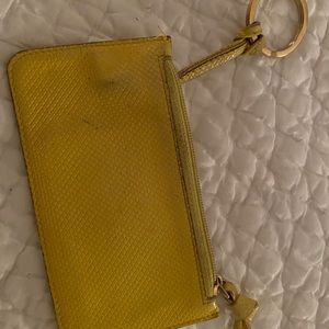 Bottega Veneta yellow Key Pouch